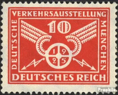 Produktbild von Briefmarken Deutsches Reich 1925 Mi 371Y gestempelt Verkehrsaustellung