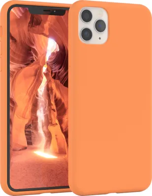 Produktbild von EAZY CASE Silikonhülle für Samsung Galaxy A20s Silikon Backcover Schutz in Orange