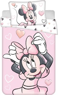 Produktbild von Bettwäsche Minnie Blush Pink baby 100x135, 40x60 cm
