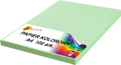 Zdjęcie produktu dla Papier kolorowy A4 80g zielony pastelowy 2 100 arkuszy