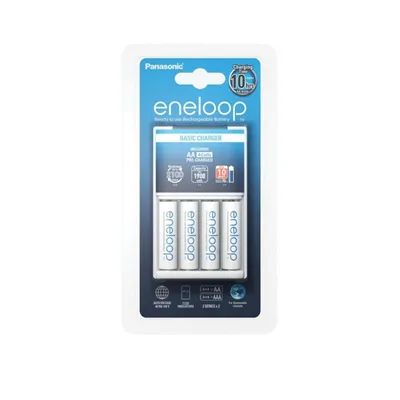 Produktbild von eneloop Panasonic Charger Basic BQ-CC51 + 4x AA/2000