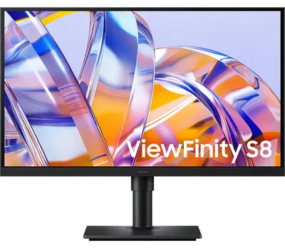Produktbild von Samsung S80UH, 68,6 cm (27"), 3840 x 2160 Pixel, 4K Ultra HD, LCD, 5 ms, Schwarz