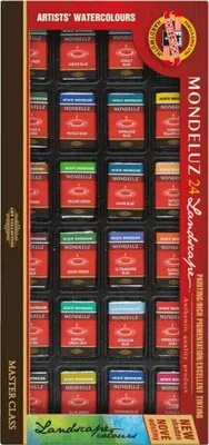 Zdjęcie produktu dla KOH-I-NOOR Mondeluz Set Landscape Zestaw farlowych 24 szt.