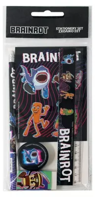 Produktbild von Brainrot Vibes Schreibset 5-teilig