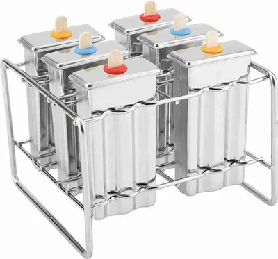 Zdjęcie produktu dla Formy ze stali nierdzewnej do lodów Przemysłowa kuchnia domowa DIY Ice Pop Mould Maker Tool (1 #)