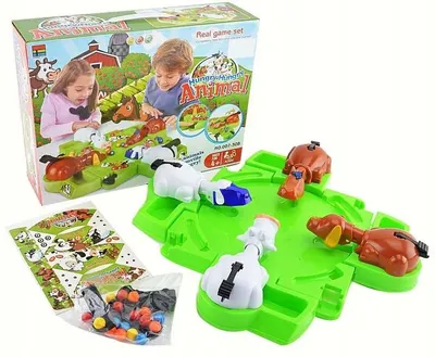 Produktbild von DK Hungrige Tiere Brettspiel Reaktionsspiel für Kinder