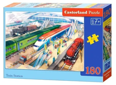 Immagine prodotto di Puzzle 180 pezzi Stazione ferroviaria Castorland 18475