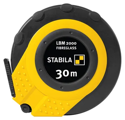 Produktbild von STABILA Kapselbandmaß 30 m metrische Skala Glasfaserband LBM 2000 FIBERGLASS