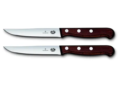Produktbild von Victorinox 5.1200.12G, Steakmesser, Einteilige Konstruktion, 12 cm, Edelstahl, Edelstahl, Braun