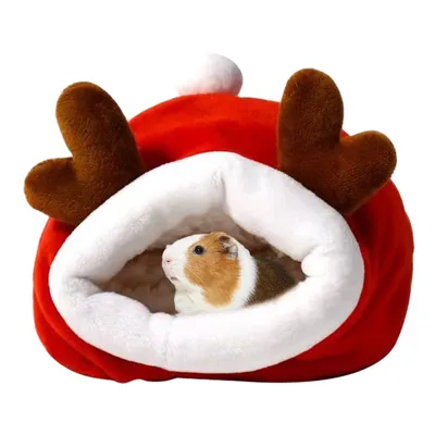Produktbild von Meerschweinchen Kuschelhöhle Kleintierbett Hamster Hausbett Hamsternest Kleintier Winterhaus Warmes Haustierbett