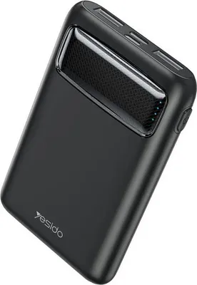 Zdjęcie produktu dla Yesido Powerbank Yp33 5 000 Mah Led, 2Xusb + Usb-C + Microusb, Black / Czarny