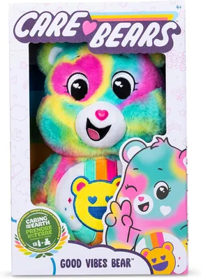 Produktbild von Care Bears Kuscheltier 35cm - Good Vibes Bear - weiches Plüschspielzeug