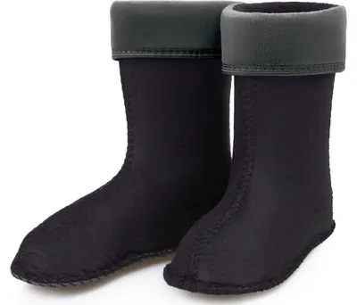 Produktbild von Ladeheid Kinder Mädchen Jungen Wärmende Stiefelsocken für Gummistiefel Innenschuh für Modell LA-KL-EVA-Kids und KL050, KL045 (Graphit, 27 EU)