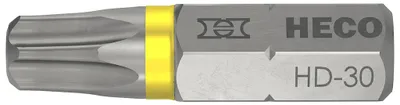 Produktbild von HECO-Drive HD-30 Bits, gelber Code - Packung mit 10 - 57097