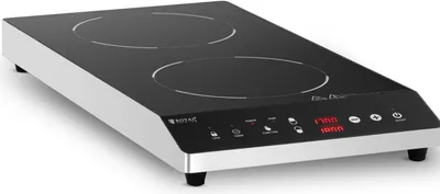 Produktbild von Expondo Royal Catering Induktionsplatte - 3500 W - 2 x 22 cm - 240 °C - Timer -