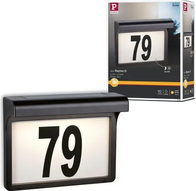 Produktbild von Paulmann Solar LED Hausnummernleuchte Dayton II