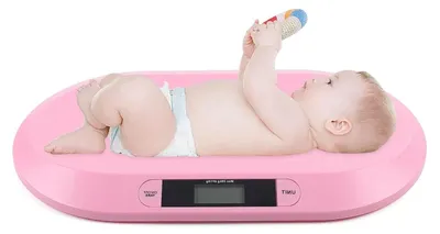Productafbeelding van Digitale Babyweegschaal tot 20 kg - Nauwkeurig Kinderweegschaal met Groot LCD