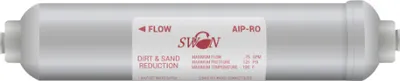 Immagine prodotto di Filtro in linea Swan per sedimenti Filtro per acqua in PP da 10 pollici per osmosi inversa, sistema di filtraggio, filtro per frigorifero (esterno), attacco da ¼" di pollice (6,35 mm)