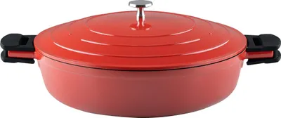 Produktbild von Kelomat Schmorpfanne Keramika Red Ø28 cm mit Deckel Aluguss Legierung