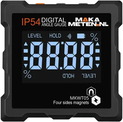 Produktbild von Winkelmessgerät Digitaler Neigungsmesser 4x90° Neigungsmesser mit Magneten
