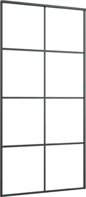 Immagine prodotto di VIDAXL -Schiebetür 102,5 x 205 cm ESG -Glas und Aluminiumschwarz