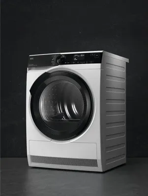 Produktbild von AEG Series 9000 TR9HH8BY Wäschetrockner Freistehend Frontlader 8 kg Schwarz, Weiß