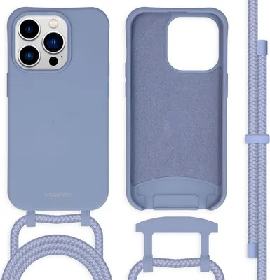 Produktbild von imoshion Color Backcover mit abtrennbarem Band iPhone 14 Pro - Ash Blue