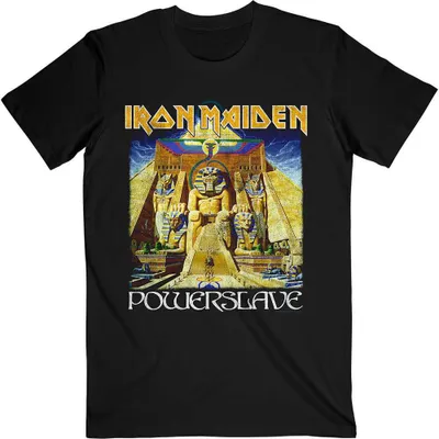 Obrázok produktu pre Iron Maiden Powerslave World Slavery Tour (Back Print) Black XL Tričko