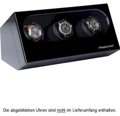 Produktbild von Augusta - Uhrenbeweger für drei Uhren Schwarz Hochglanzoptik - 5569.321