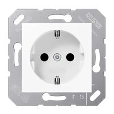 Produktbild von Jung CD500 Steckdose für Klappdeckel CD5120BFWW alpinweiß