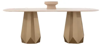 Immagine prodotto di Tavolo da pranzo in legno beige – Tavolo di design per sala da pranzo e cucina