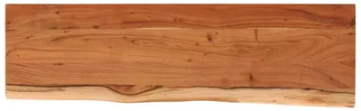 Produktbild von vidaXL Wandregal 110x30x2,5 cm Rechteckig Massivholz Akazie Baumkante
