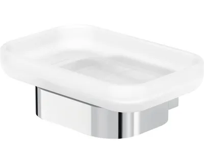 Produktbild von Seifenschale mit Halter Lenz Aura Chrom