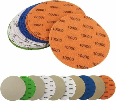 Produktbild von Schleifpapier, rund, 25 Stück, Sekunden-Feuchtigkeits- und Feuchtigkeitsmörtel, automatische Schleifmaschine für elektrische Ponceuse, Körnung 3000/4000/5000/7000/10000