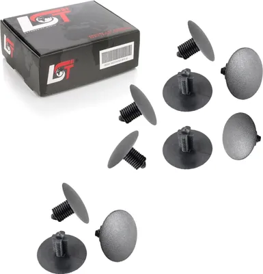 Produktbild von 10x TANNENBAUM CLIPS ABDECKSTOPFEN INNENVERKLEIDUNG UNIVERSAL Ø 9-10mm Kopf 32mm