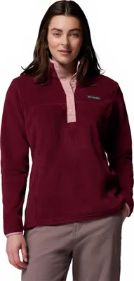Produktbild von Columbia Benton Springs™ Ii Snap Fleece Mit Halbem Reißverschluss Rot 2XL Frau Rot 2XL