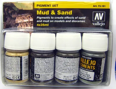 Produktbild von Vallejo 73.191, Braun, Grau, 4 Stück(e)