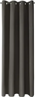 Zdjęcie produktu dla Design91 Zasłony dekoracyjne do salonu PARISA ciemnoszare 135x250 cm oczka