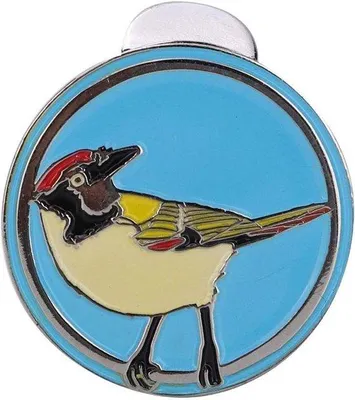Image de Pince de golf avec marqueur de balle magnétique, motifs d'oiseaux - pour accessoires de golf et compétitions d'entraînement