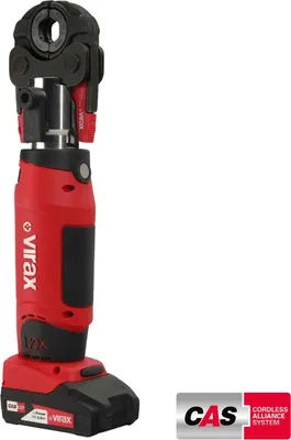 Immagine prodotto di Presa a batteria VIRAX VIPER L2X, 18V, 1 batteria da 2,0 Ah, caricabatterie incluso, con pinza per dadi - 253589