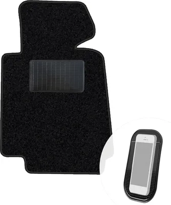 Produktbild von moto-MOLTICO Fahrer Fußmatte Auto Velours Fahrerseite Autoteppiche Schwarz Fahrermatte 1-teilig passend für BMW 8er E31 1989-1999