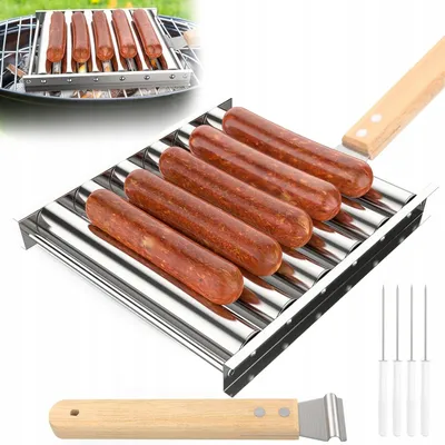 Produktbild von CLOPAE Edelstahl Grillrost für Würstchen und Hot Dogs