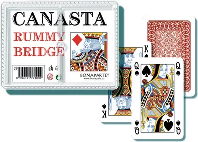 Produktbild von Canasta-Karten in Plastikbox
