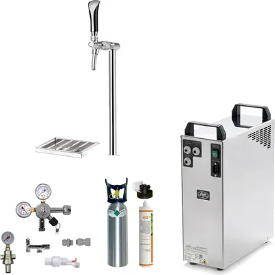 Produktbild von Tafelwasseranlage BieTal® Set Schanksäule ONE TWA-200 ohne Kühlung mit Filter