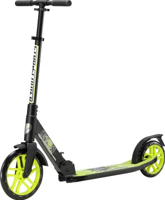 Produktbild von STAR SCOOTER Alu City Tretroller klappbar ab 8 Jahre | 255mm Kinder und Erwachsene | Schwarz Grün