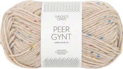 Produktbild von Sandnes Peer Gynt 50g - 100% Schurwolle marsipan tutti frutti tweed 2720