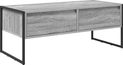 Obrázek produktu pro Konferenční stolek se zásuvkou Šedá Sonoma 100 x 46 x 40 cm