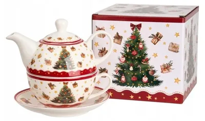 Produktbild von Duo Christmas Tree 3 Tea-for-One Set Porzellan
