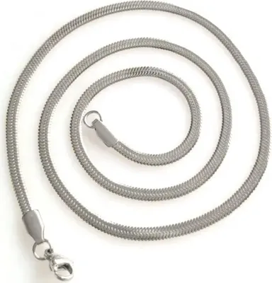 Produktbild von Elegante Glossy Kette aus Silber - 60cm, 3mm für jeden Anlass KP34683