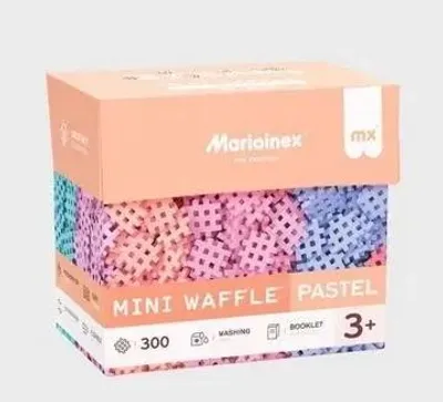 Produktbild von Marioinex Mini Waffle-Bausteine 200 Teile in Pastelltönen